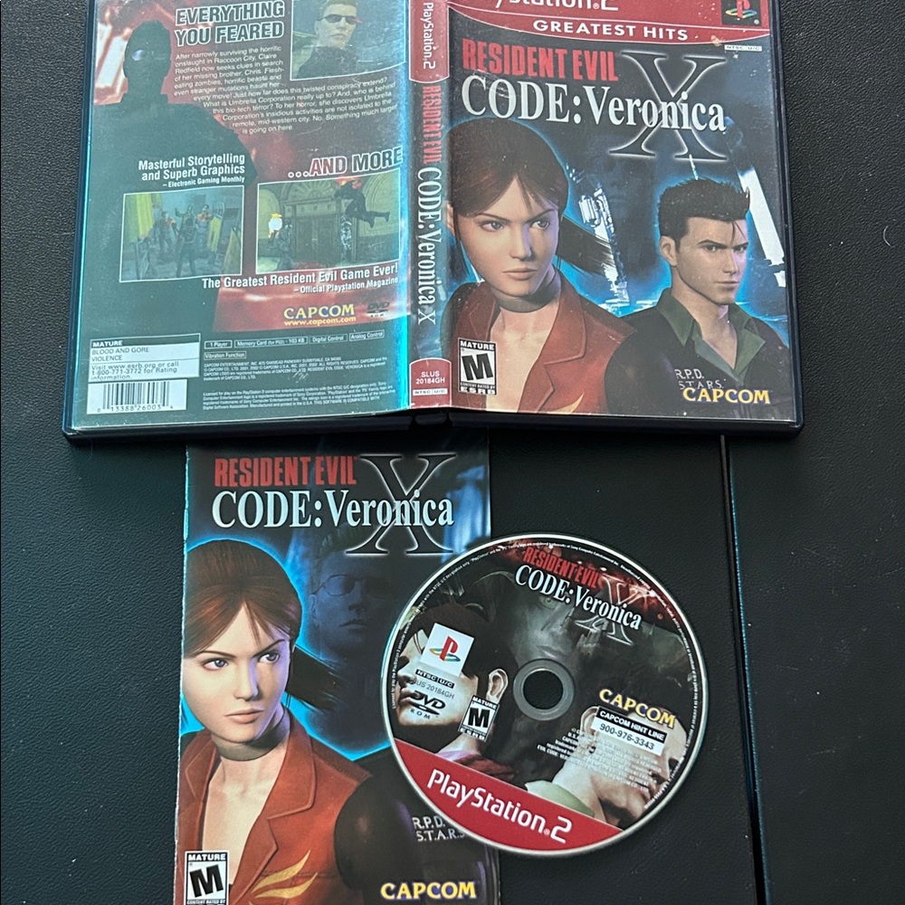Sony Resident Evil Code: Veronica X for PlayStation 2 - GUC!